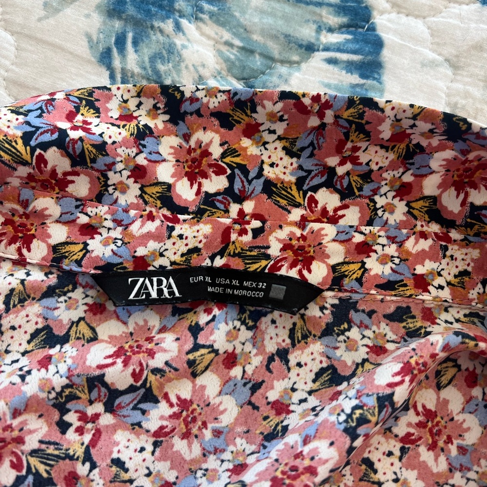 Zara Multicolor Floral Top